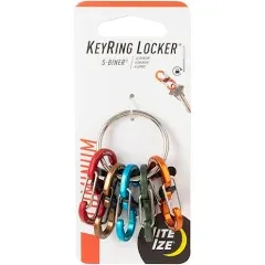 Nite Ize Aluminum KeyRing Locker S-Biner