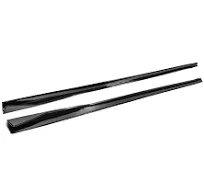 Fits 17-24 Tesla Model 3 4DR Matte Black Side Skirts Extension Rocker Panel - PP