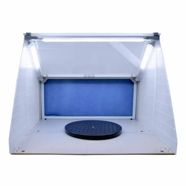 Master Airbrush Lighted Portable Hobby Airbrush Spray Booth with LED Lighting