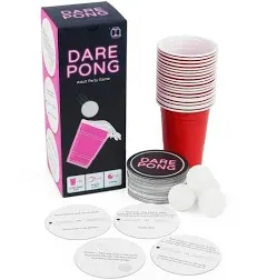 Dare Pong - Drinking Game for Adults, Bachelorette Party Games, Adult Party... 