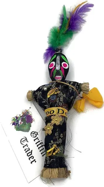 1 Authentic New Orleans Voodoo Doll - Assorted Colors