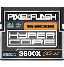 Pixel Flash HyperCore CFast 2.0 512GB Memory Card