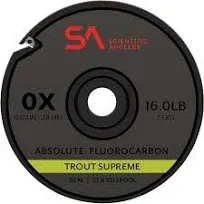 Scientific Anglers Absolute Fluorocarbon Trout Supreme Tippet - 30m - 5X - Clear