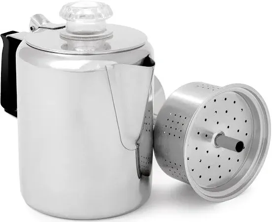 GSI Outdoors Glacier Stainless 6 Cup Percolator