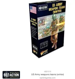 Bolt Action US Army (Winter) Weapons Teams