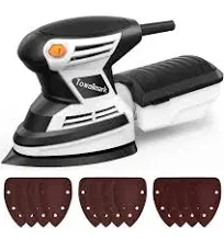 Detail Sander Towallmark&amp;#65<wbr/>292;15,000 OPM Compact Electric Sander with 12Pcs Sa