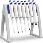 FOUR E&#039;S SCIENTIFIC Laboratory Pipette Stand, Plastic Linear Pipettor Holder ...