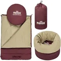 Dog Helios 'Switch-Back' 2-in-1 Convertable Travel Dog Mat and Rounded Camping Bed