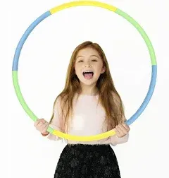 Beakabao Exercise Hoops Set for Kids(6 Parts), Weight and Size Adjustable ...