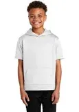 Sport-Tek Youth Sport-Wick Fleece Short Sleeve Hooded Pullover