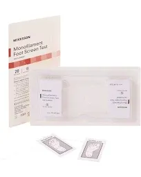 McKesson Monofilament Foot Screen Test with Paper Handle, 10 Gram, – 20 per Pack, Case of 24 Packs