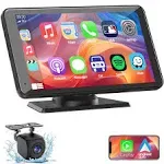 PASLDA CAS02 - Portable Wireless CarPlay Screen, Black