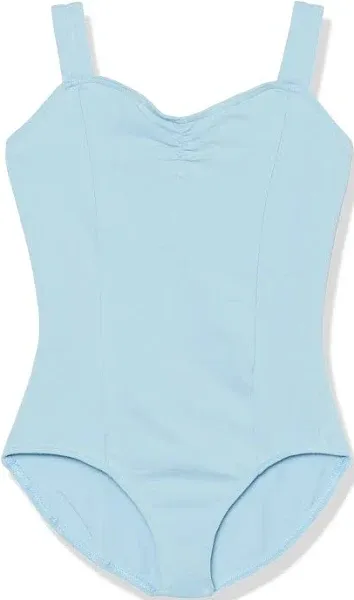 Capezio Blue Princess Tank Leotard Dance Gymnast Womens Large NEW NWT