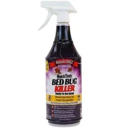 Nature’s MACE 32oz Bed Bug Spray, Dust Mite Spray, Kills on Contact Fast, Safe Bed Bug Killer Indoor Infestation Home Treatment, Bed Bug Spray for Furniture & Bedding