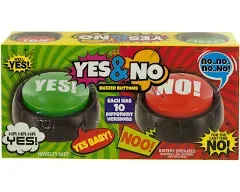 Talking Yes &amp; No Buzzer Family Game. Each Button Has 10 Different Versions. 