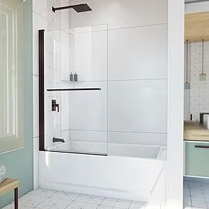 DreamLine Aqua-Q Swing Frameless Tub Door