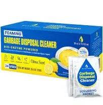 Garbage Disposal Cleaner and Deodorizer - 24-Count (1-Year Supply) Foaming Lemo