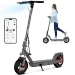 Sisigad Electric Scooter Adults, 10 inch Tires, 26 Miles Range, 20 MPH Top Speed, 450W Portable Folding Commuting Electric Scooter with Dual Brakes