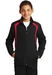 Sport-Tek Youth Colorblock Raglan Jacket