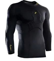 Storelli BodyShield Goalkeeper 3/4 Compression Shirt XRD Protection black Medium