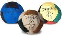 World Footbag Dirtbag Footbag 8-Panel Synthetic Suede Sand Filled Hacky Sack Footbag