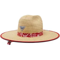 Columbia PFG Baha Straw Hat - Cypress Kona Print - S/M