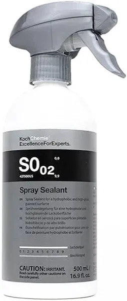 Koch-Chemie Spray Sealant - Easily Create a Hydrophobic and High-Gloss Painte...