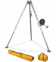 CONDOR 7507 CONFINED SPACE TRIPOD KIT, 310 LB MAX, 55&#034; - 91&#034; HT., 49Z791 NEW!