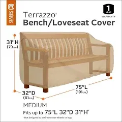 Classic Accessories Terrazzo Patio Bench/Loveseat Cover