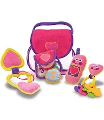 Melissa & Doug Pretty Purse Fill and Spill Soft Play Set Toddler Toy