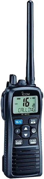 Icom M73 VHF Submersible Marine Handheld Radio