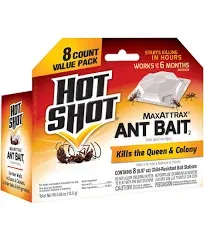 Hot Shot MaxAttrax Ant Bait, 4 Count, 12 Pack