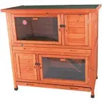 TRIXIE Pet Products 2-in-1 Rabbit Hutch with Insulation