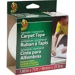 Duck&#174; Carpet Tape, 3&quot; Core, 1.88&quot; x 75 ft, White ;