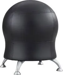 Safco Zenergy Ball Chair - Polyester Seat - Four-legged Base -...