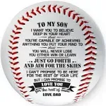 Baseball Gifts For Son From Dad, Personalized Gifts, Father And Son Gifts, To My Son, Gifts For Adult Son, Bonus Son Gifts, Christmas, Graduation, Birthday Gifts For Him, Baseball Gifts For Teen Boys