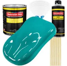 Restoration Shop Deep Aqua Acrylic Enamel Gallon Kit, Auto Paint