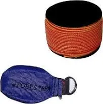 Arborist Throw Line Kit - Ultra Slick 100% Polyester Rope with 15oz Weighted Throw Bag | Forestry Tree Gear for Low and High Limb Throwing | 3/16 Inch Thick Rope