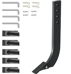 VEVOR Box Blade Shank, 18&#039;&#039; Scarifier Shank, 4 Holes Box Scraper Shank