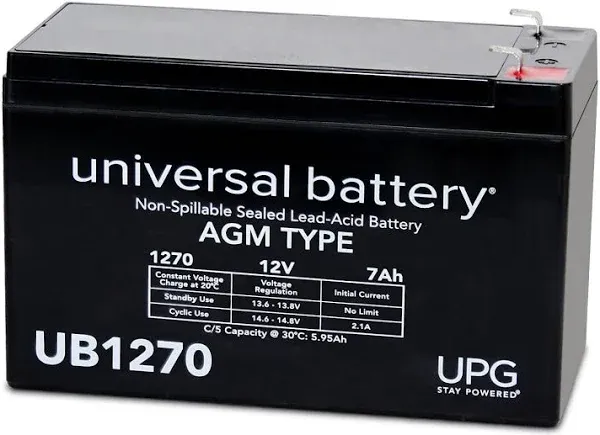 UPG Universal Battery UB1270 12V 7Ah