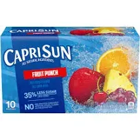 Capri Sun Fruit Punch Juice Drink Blend