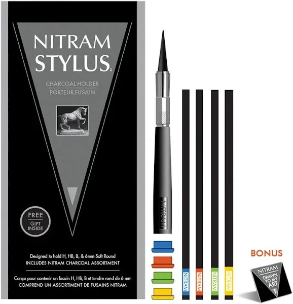 Nitram Charcoal Stylus Set