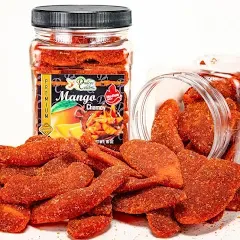 Dulces Colibri Mango Chamoy Premium Medium Spicy Family Size Slices