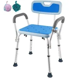 Shower Chair for Inside Shower,Shower Bench for Elderly and Disabled Heavy Duty