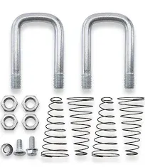 1900-2-1600 RuggedXL Replacement Safety Chain U-Bolt Kit for B&amp;W Hitches Goos...