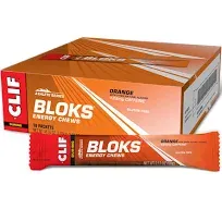 Clif Shot Bloks: Orange with 25mg Caffeine Box of 18