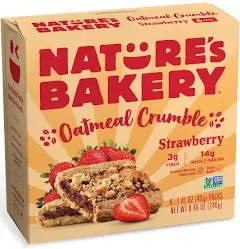 Nature's Bakery Oatmeal Crumble Bars Strawberry