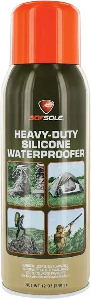 Sof Sole Silicone Waterproofer Spray for Boots,Tents and Outdoor Gear 12-ounce