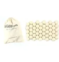 Wildflower by Hu Hands Natural White Felt Balls