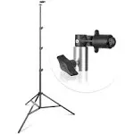 EMART Photography Green Screen Background Reflector Light Stand, 85ft Portable Light Reflector Holder Clamp for Reflector Diffuser, Disc Reflectors, P